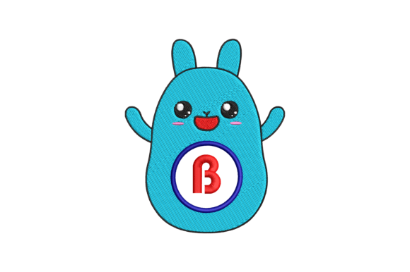 Cute Rabbit Letter B