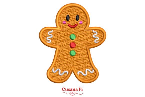Happy Christmas Gingerbread Man