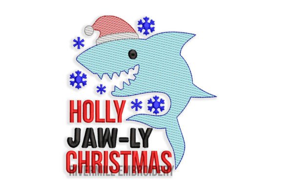 Holly Jaw-Ly Christmas Shark