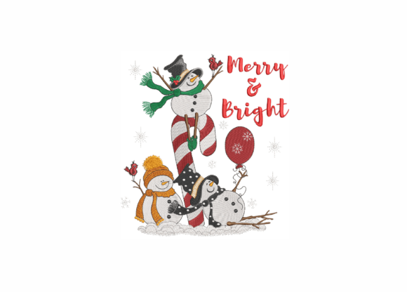 Merry and Bright Snowmen