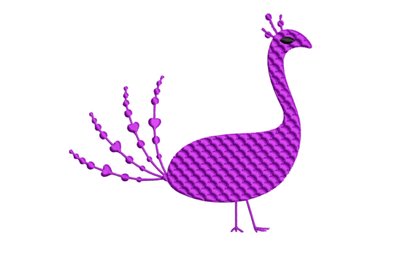 Peacock Silhouette