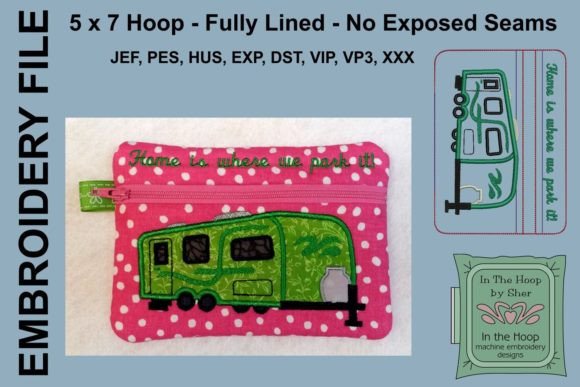 Tow Along Camper Zipper Bag